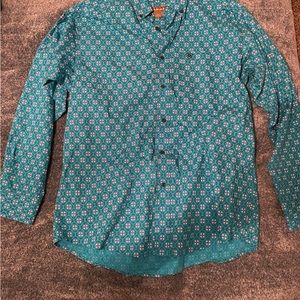 Ariat Large Long Sleeve Patterned Button Down